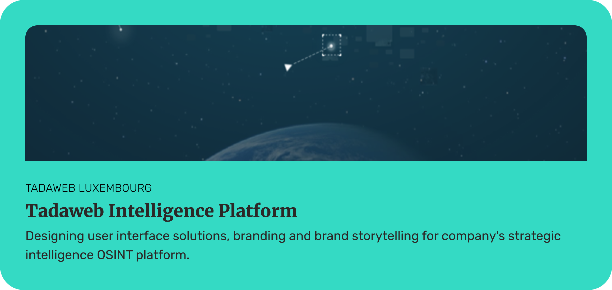 Tadaweb Intelligence Platform